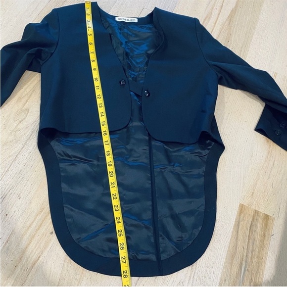 Rodebjer asymmetrical tuxedo cropped blazer NEW - Picture 12 of 13